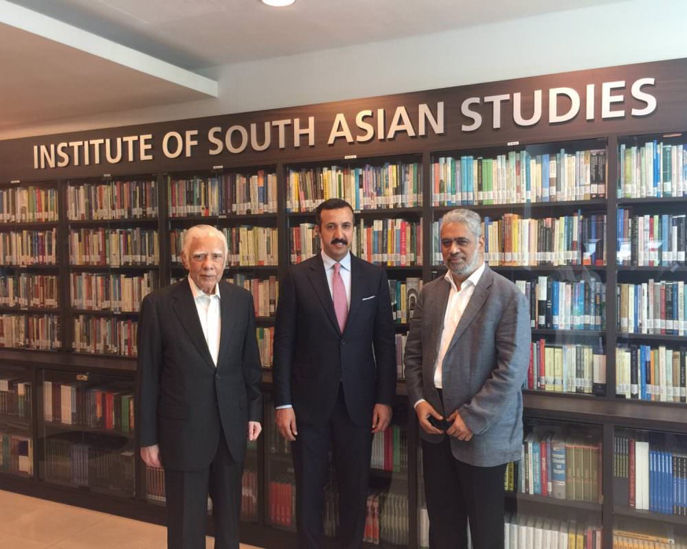 Meetings held with the Institute for South Asian Studies (ISAS)
